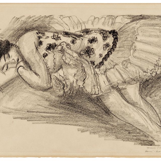 Henri Matisse — Танцовщица, танцующая на диване, от: Dix Danseuses