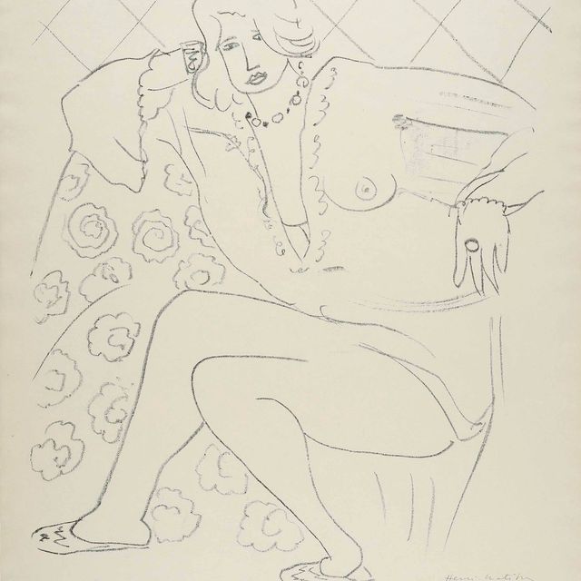 Henri Matisse — Облегающая фигура, прозрачная блузка