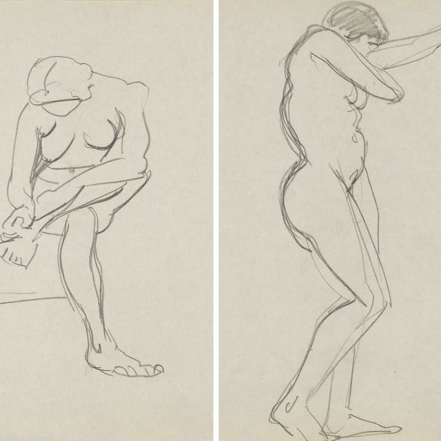 Henri Matisse — Новая поза женщины ( сзади ); Этюд в обнаженном виде ( сзади )