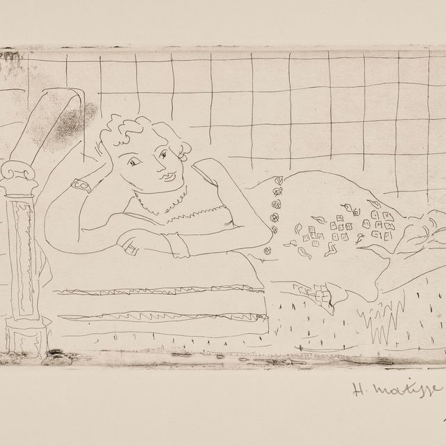 Henri Matisse — Рисунок "Аллонжье в свете Акажу"