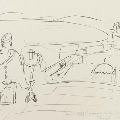 Henri Matisse — Вход в арабское кафе на Касбе, Танжер