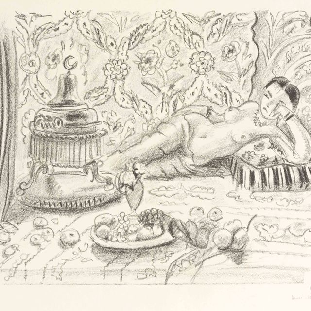 Henri Matisse — Одалиска, брасеро и фруктовое купе