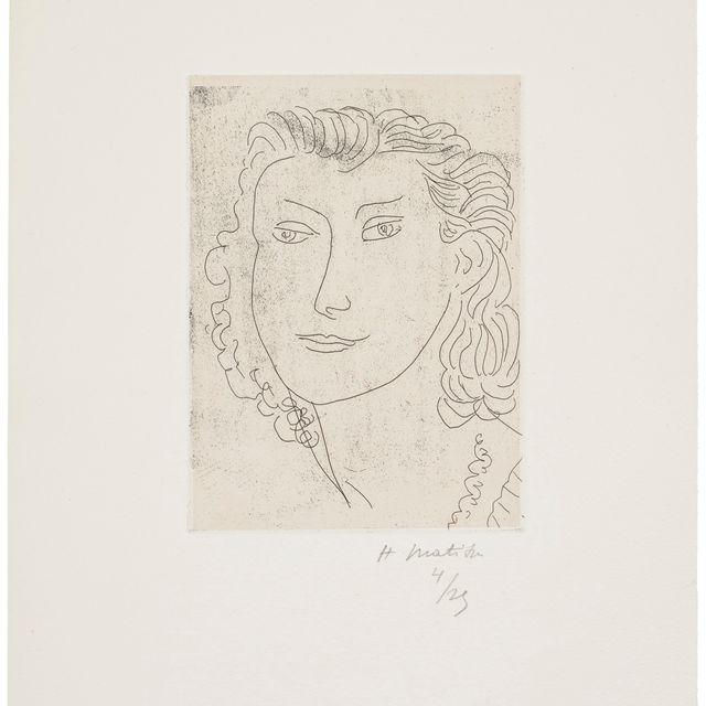 Henri Matisse — Визаж из трех четвертинок
