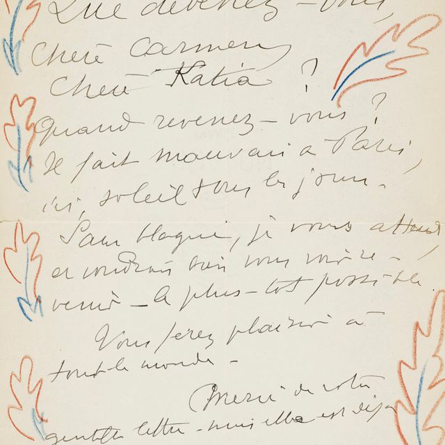 Henri Matisse — Письмо