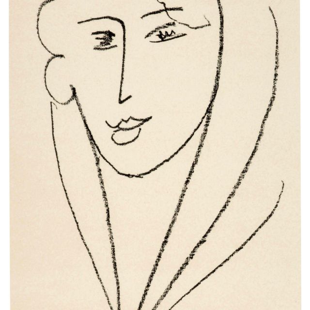 Henri Matisse — Молодая женщина в платке : один принт