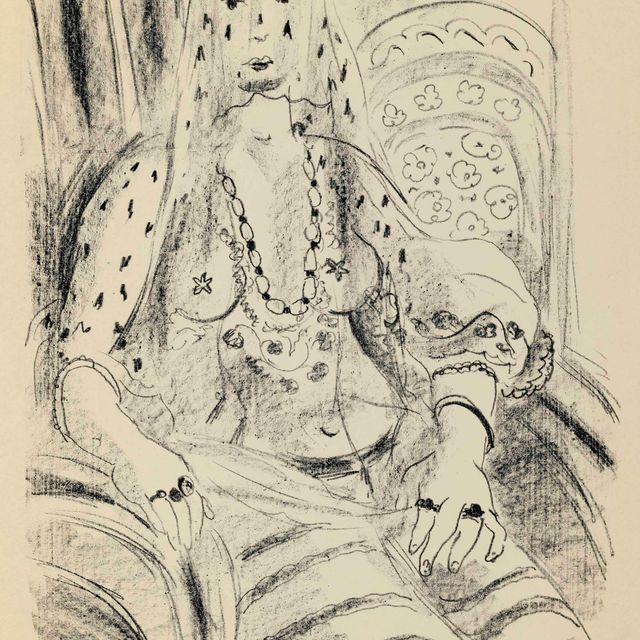 Henri Matisse — Вуаль одалиски (номер 464)