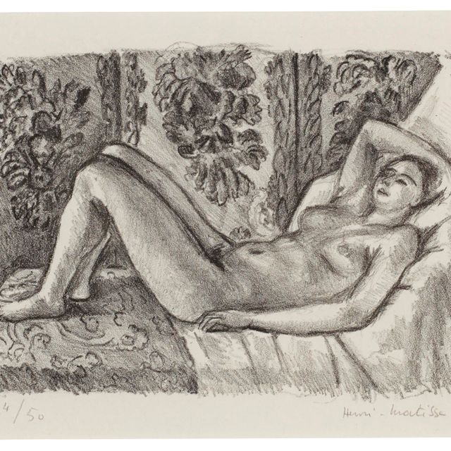 Henri Matisse — На кушетке рядом с Людовиком XIV