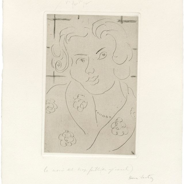 Henri Matisse — Бюст, халат флери