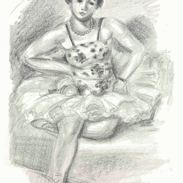 Henri Matisse — Танцовщица ассис, из группы Dix Danseuses