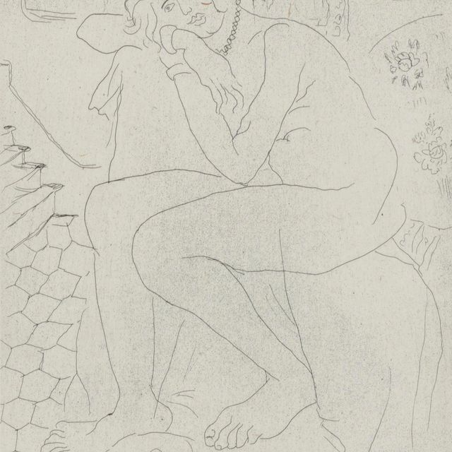 Henri Matisse — Помощь и портрет мадам Сезанн