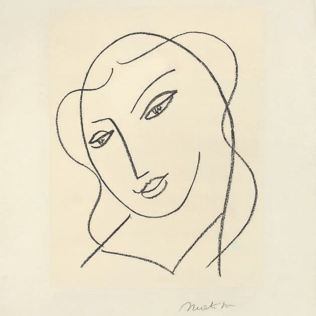 Henri Matisse — Этюд для взрослых "Наедине с вуалью" (D.-M. 639)