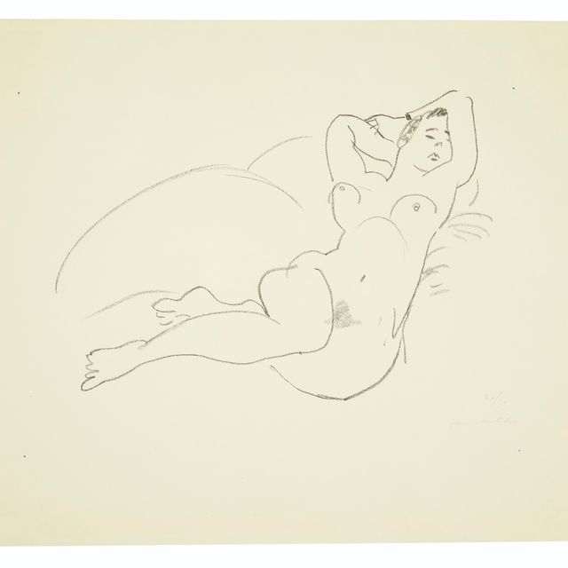 Henri Matisse — Рисунок Endormie