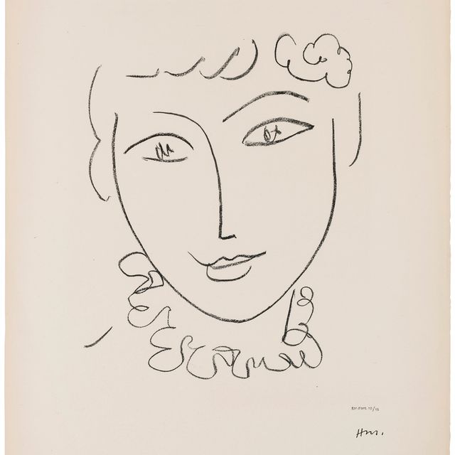 Henri Matisse — Ла Помпадур : две тарелки (Д. 670, 672)