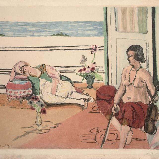 Henri Matisse — Одалиска на террасе (Жинесте и Пойон, 633)