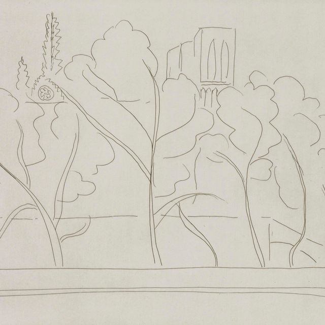 Henri Matisse — Собор Парижской Богоматери на траверзе Леса