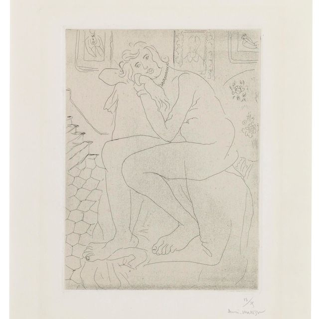 Henri Matisse — Помощь и портрет мадам Сезанн