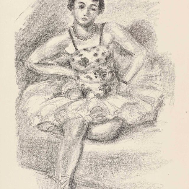Henri Matisse — Ассистент танцовщицы, от: Dix Danseuses
