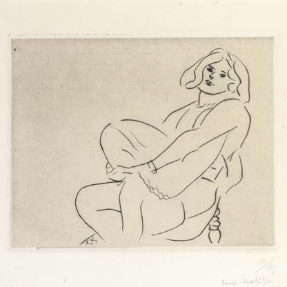 Henri Matisse — Молодая женщина, порабощенная сыном Гену Гошем (D.-M. 144)