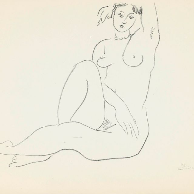 Henri Matisse — Нью-Ассис, брас-гуашь-сюр-ла-Тет (D. 497)
