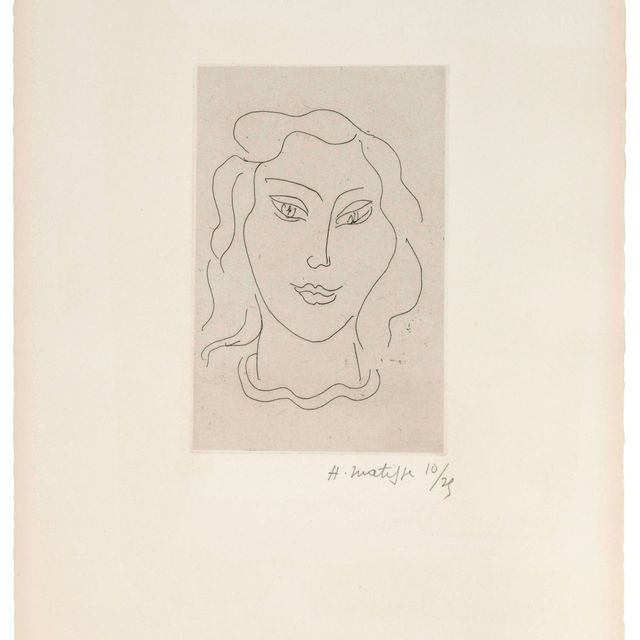 Henri Matisse — Молодая женщина в колье-змейке