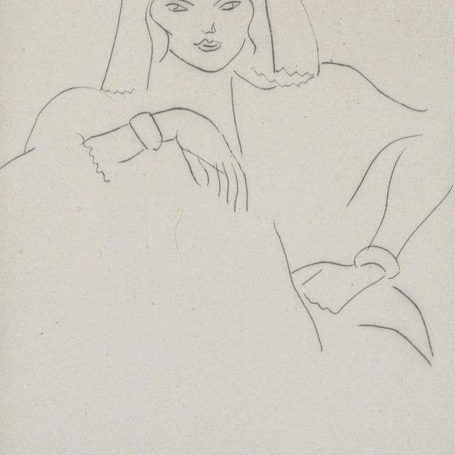 Henri Matisse — Наряд молодой женщины, вуаль наедине