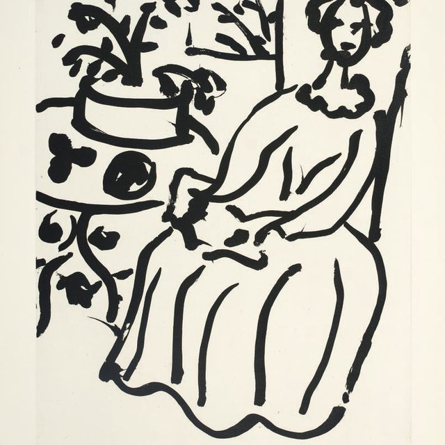 Henri Matisse — Мария-Хосе в желтом халате (D.-M. 817)