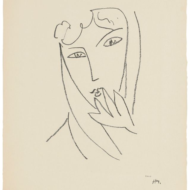 Henri Matisse — Молодая женщина в платке