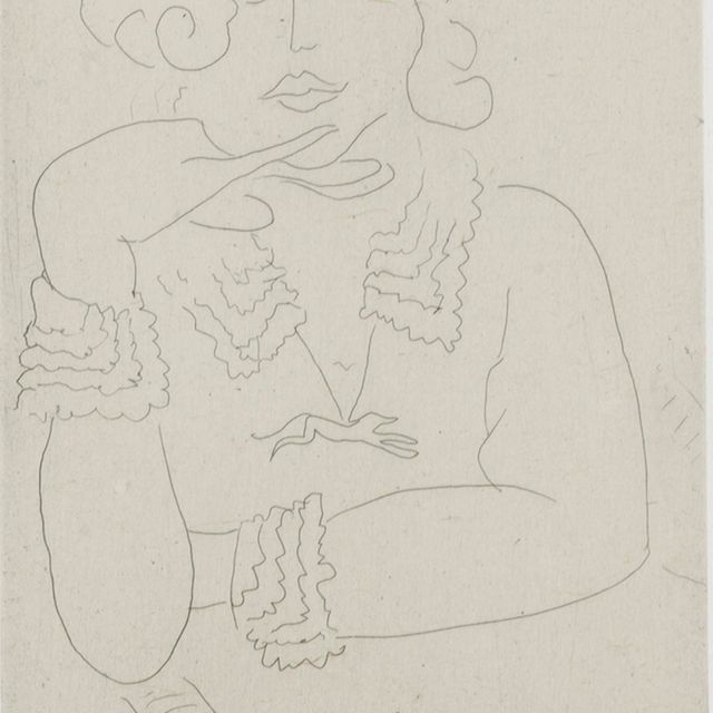 Henri Matisse — Рисунок на кольце и манжетах с вмятинами