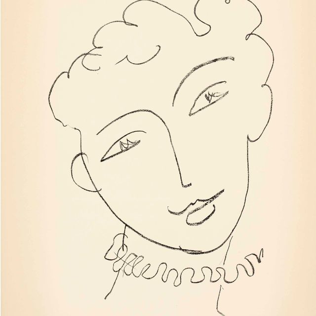 Henri Matisse — Ла Помпадур : одна тарелка