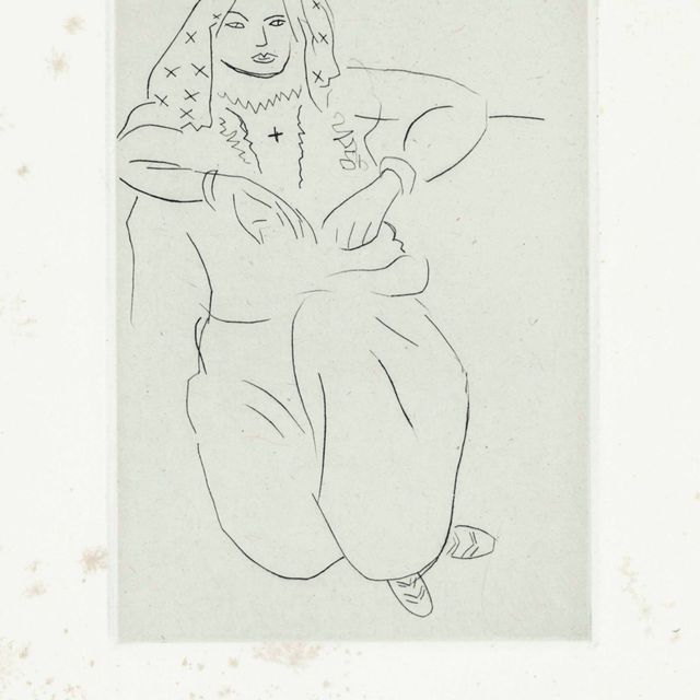 Henri Matisse — Восточный стиль, татуаж на круа-сюр-ла-Пуатрин