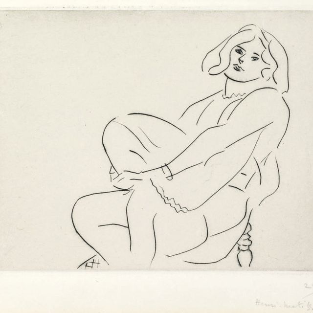 Henri Matisse — Молодая женщина, порабощенная сыном Гену Гошем (Р. 144)
