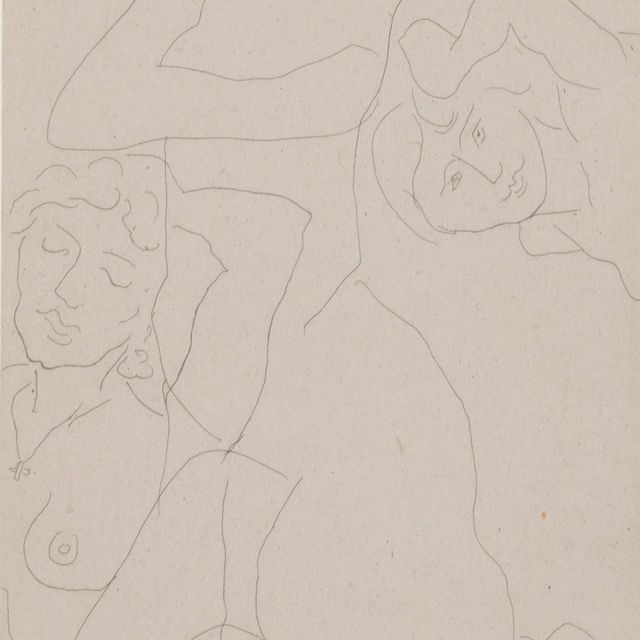 Henri Matisse — Трое персонажей. Исследование кислот