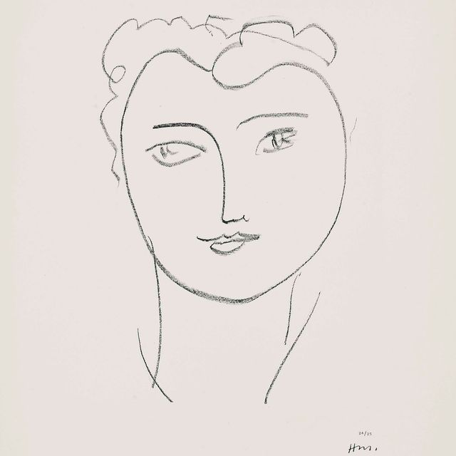 Henri Matisse — Одна тарелка, от: Jeune Étudiante