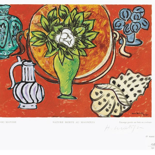 Henri Matisse — Nature Morte au Magnolia, из Эстампа