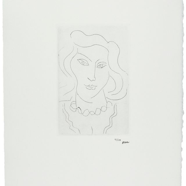 Henri Matisse — Тет-а-тет с молодой женщиной в шахте на торсаде