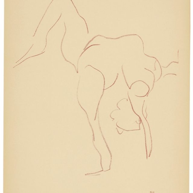 Henri Matisse — Танцовщицы-акробатки: одна тарелка