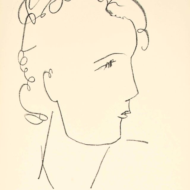 Henri Matisse — Молодая женщина в платке : один принт