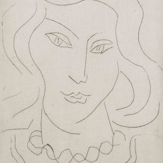 Henri Matisse — Тет-а-тет с молодой женщиной в шахте на торсаде