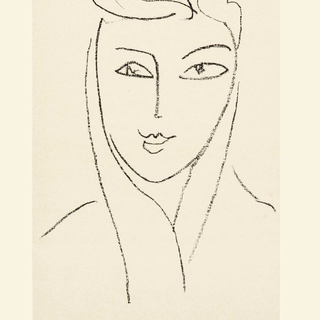 Henri Matisse — Молодая женщина в платке : одна тарелка