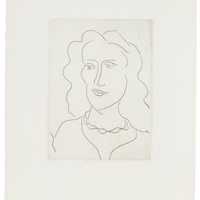 Henri Matisse — Молодая женщина, образ в три четверти