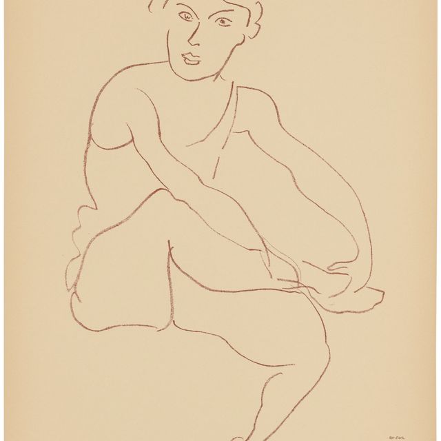 Henri Matisse — Одна тарелка, от: Танцовщицы-акробатки