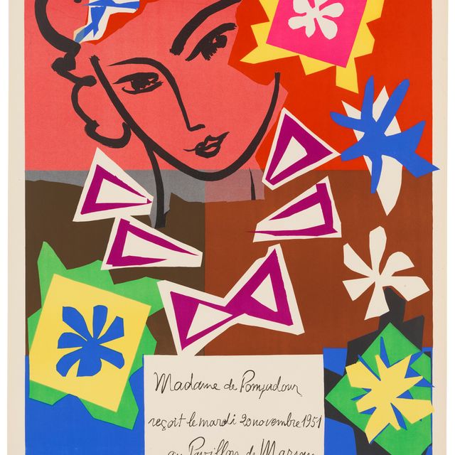 Henri Matisse — Мадам де Помпадур на Марди 20 ноября 1951 года в павильоне Марсана в 22 часа