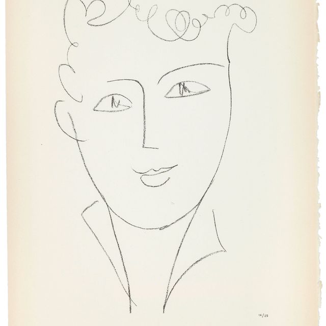 Henri Matisse — Молодая студентка : одна тарелка