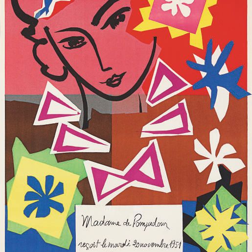Henri Matisse — Мадам де Помпадур на Марди 20 ноября 1951 года в павильоне Марсана в 22 часа