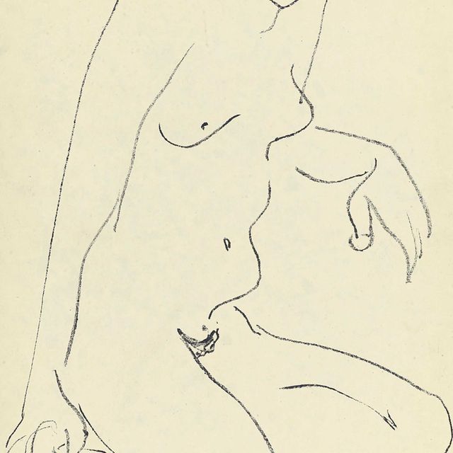 Henri Matisse — Ну, три четверти, тет-а-тет (дата 401)