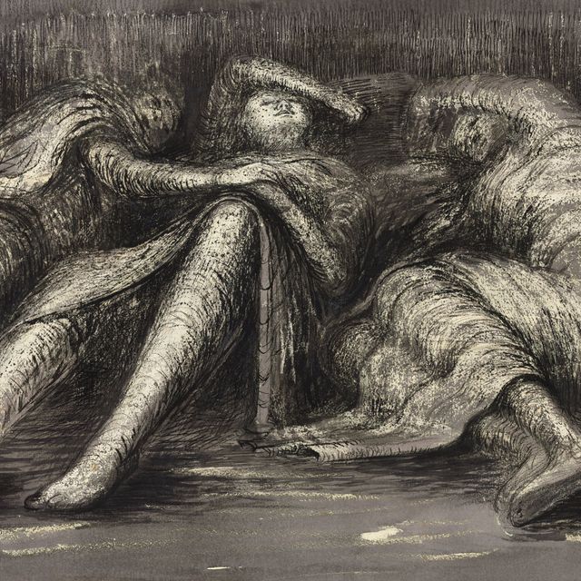 Henry Moore — Трое спящих Укрывателей