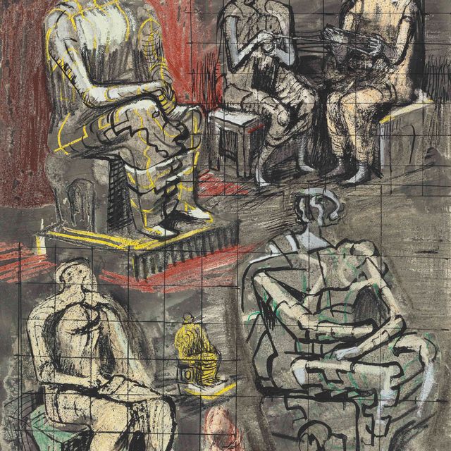 Henry Moore — Сидящие фигуры