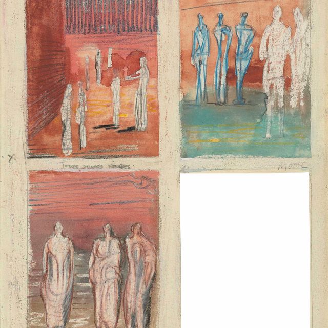 Henry Moore — Статуи и задрапированные фигуры