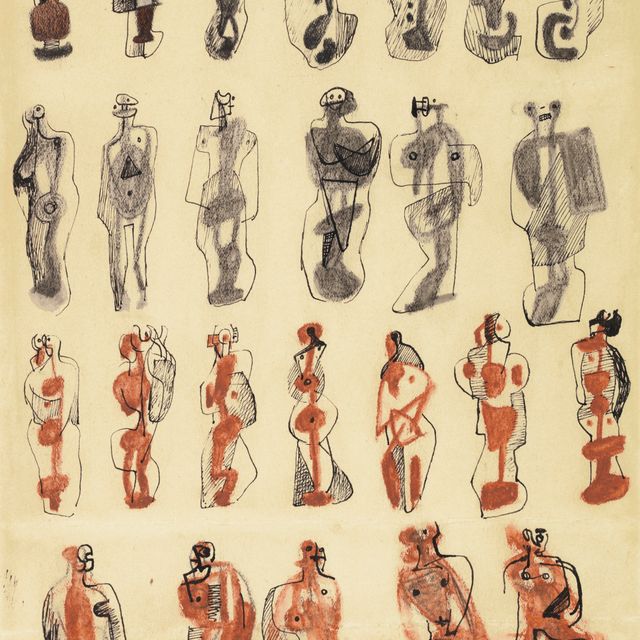 Henry Moore — Идеи для скульптуры