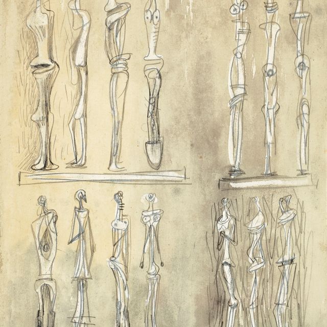 Henry Moore — Четыре стоящие фигуры
